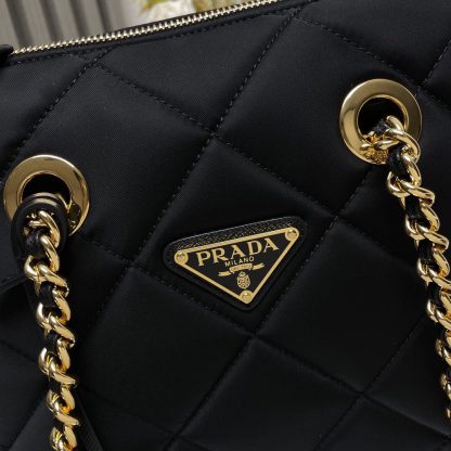 PradaVintage vintage chain diamond hobo bag - Image 2