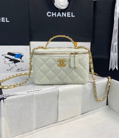 Chanel new style letter wide handle chain makeup bag - Image 2