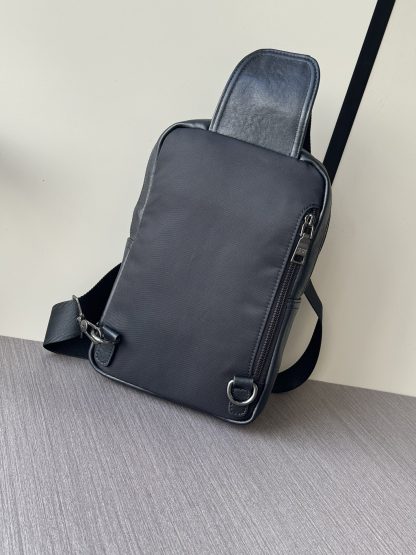 Prada Fashion Full Leather Chest Bag - Image 2