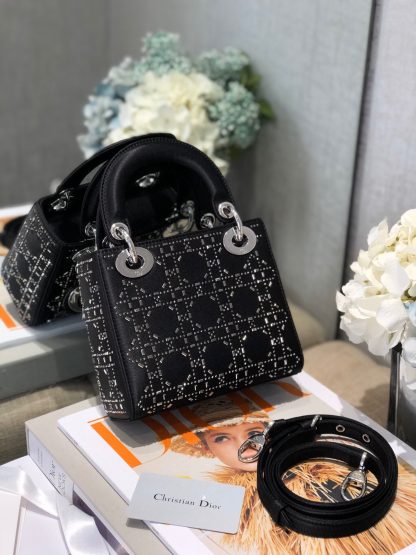 Dior Silk Diamond Princess Diana Bag - Image 2