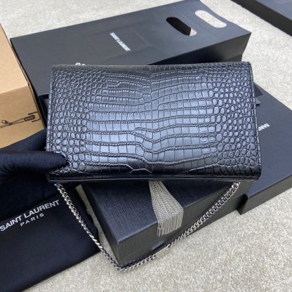 Ysl Kate crocodile shoulder bag - Image 2