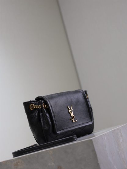 Ysl Mini Nolita Vintage Diamond Flap Bag - Image 2