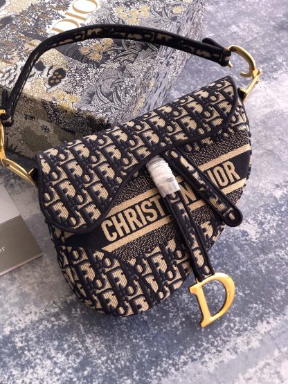Dior Oblique Saddle Bag - Image 2