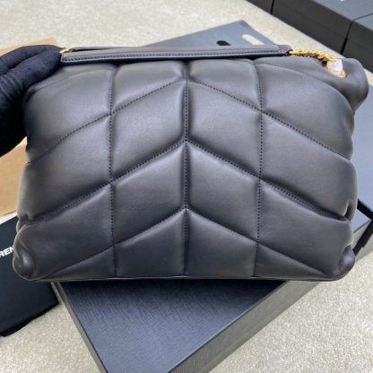 Ysl black gold button cloud bag - Image 2