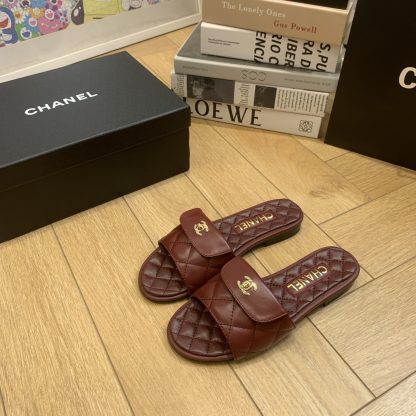 Chanel red versatile slimming slippers - Image 2