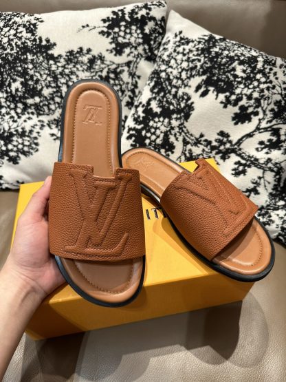 Louis Vuitton full leather slippers - Image 2