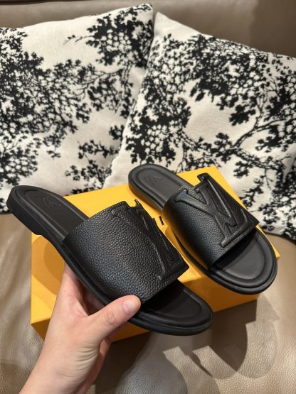 Louis Vuitton full leather slippers - Image 2