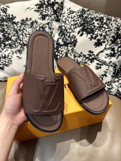 Louis Vuitton full leather slippers - Image 2