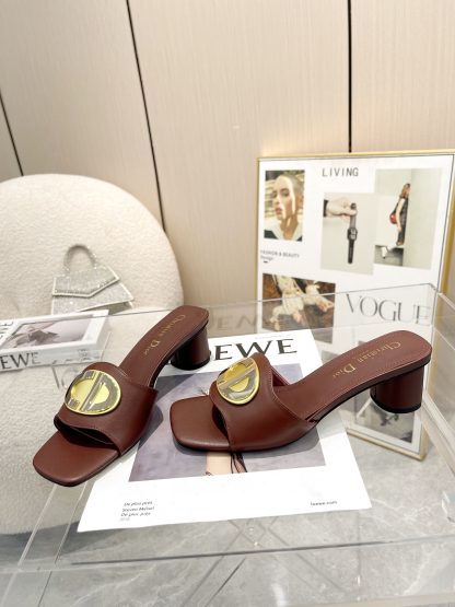 Dior burgundy temperament sandals - Image 2