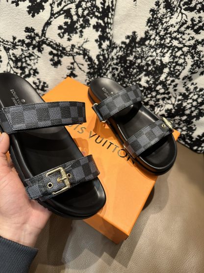 Louis Vuitton Checkered Slides - Image 2
