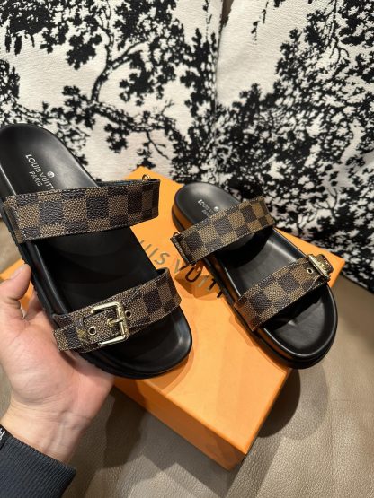 Louis Vuitton Checkered Slides - Image 2