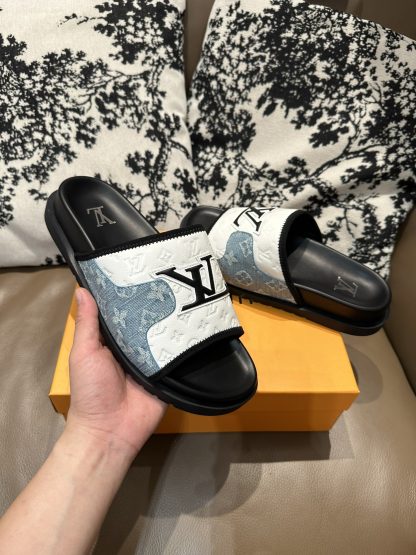 Louis Vuitton cowhide flip flops - Image 2