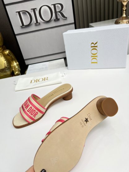 Dior Women's Printed Embroidered High Heel Sandals - Image 2