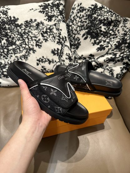 Louis Vuitton new style slippers with Velcro - Image 2