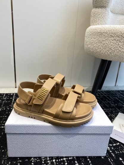 Dior studded flat sandals with a single strap - Image 2