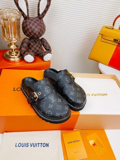 Louis Vuitton monogram bread slippers - Image 2