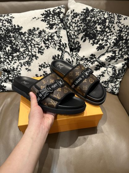 Louis Vuitton Velcro Slippers - Image 2