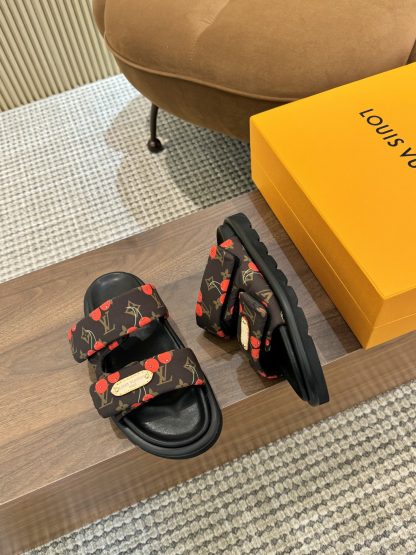 Louis Vuitton classic old pattern slippers - Image 2