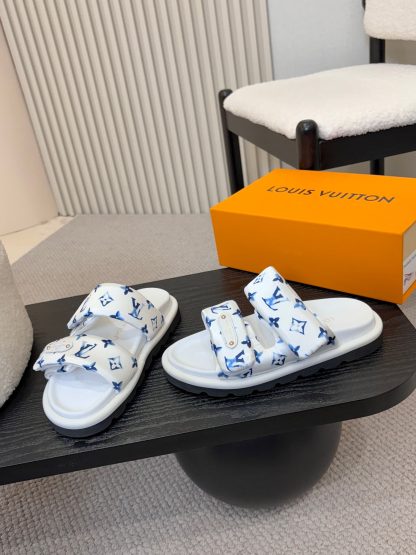 Louis Vuitton classic old pattern slippers - Image 2