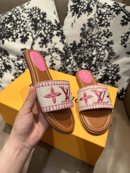 Louis Vuitton New Classic Slippers with Embroidery - Image 2