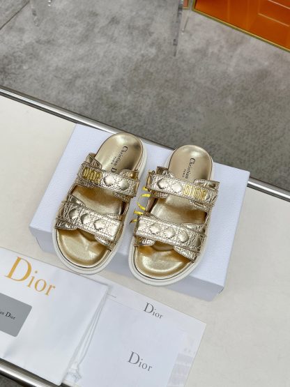 Dior classic fashion platform slippers - Image 3