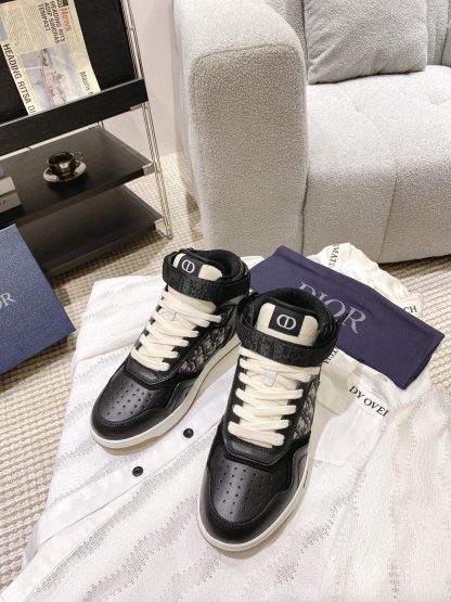 Dior high top couple sneakers - Image 3
