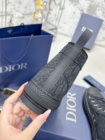Dior Black B23 High-Top Sneakers - Image 3