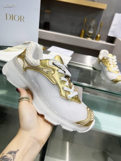 Dior Gold Vibe Sneakers - Image 4