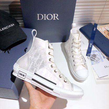 Dior classic white high-top espadrilles - Image 3