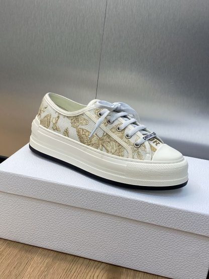 Dior Monogram Embroidered Casual Sneakers - Image 3