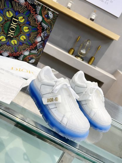 Dior fashion casual transparent bottom sneakers - Image 3