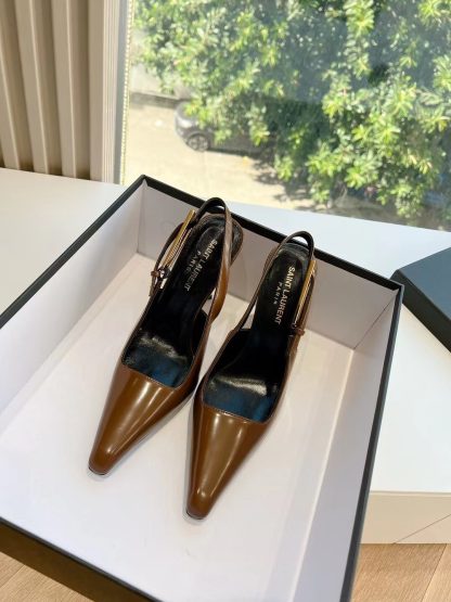 Ysl Lee metallic stiletto high heels - Image 3