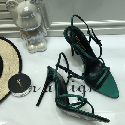 Ysl satin strap exquisite high heels - Image 3