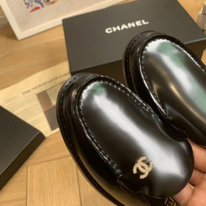 Chanel Early Spring Black Classic Perfect Match Flash Brick Daily Sandals - Image 3