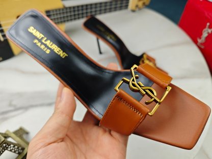 Ysl stiletto heel ysl elegant fashion high heel sandals - Image 3