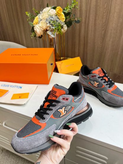 Louis Vuitton breathable diamond mesh sneakers - Image 4