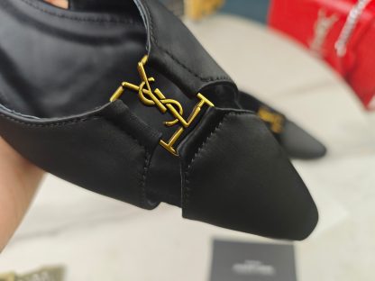 YSL flat-soled YSL logo sandals - Image 3