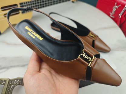 Ysl fashion flat heel ysl sandals - Image 2