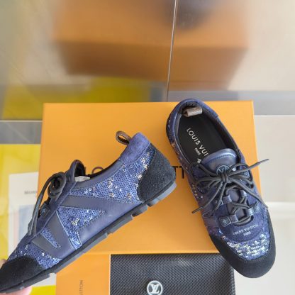 Louis Vuitton Sneakerina series couples' models ballet sneakers Dexter shoes - Image 3