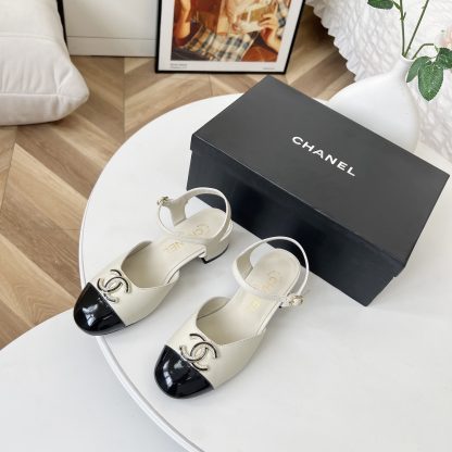 Chanel Spring-Summer Dance Shoes Collection New White Sandals - Image 3