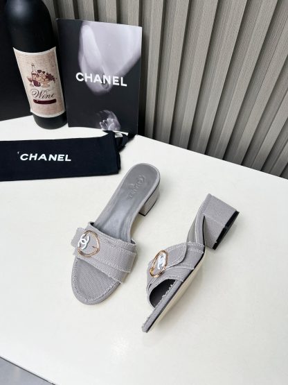 Chanel grey elegant ladylike sandals - Image 2
