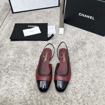Chanel Spring and Summer Dancing Shoes Series New Red Retro Sandals - Image 3