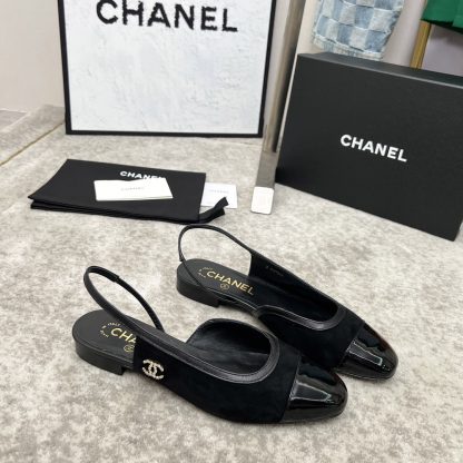 Chanel Spring and Summer Dancing Shoes Series New Black Retro Sandals - Image 3