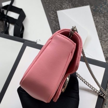 Gucci Marmont series chain pink mini bag - Image 3