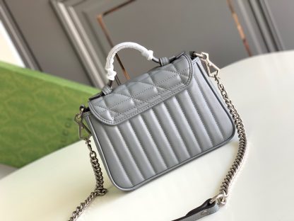 Gucci Marmont gray handbag - Image 3