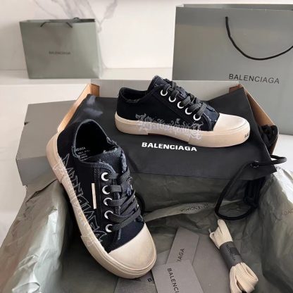 Balenciaga Vintage Style Casual Fabric Shoes - Image 3