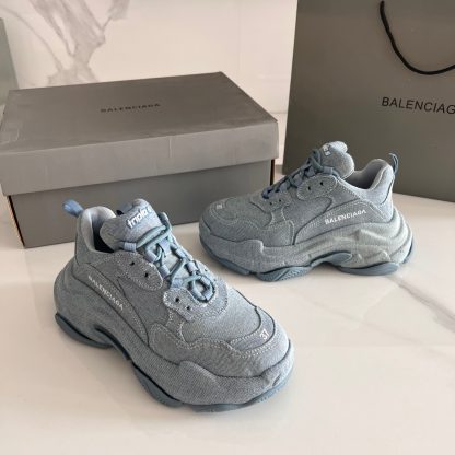 Balenciaga denim trend sneakers - Image 3