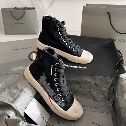 Balenciaga high-top vintage casual fabric shoes - Image 3