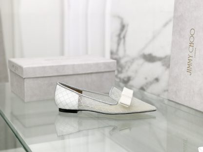 Jimmy Choo new lace embroidery series flat shoes - Image 3