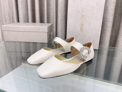 Jimmy Choo New Mary Jane Hollow Shoes Flats - Image 3